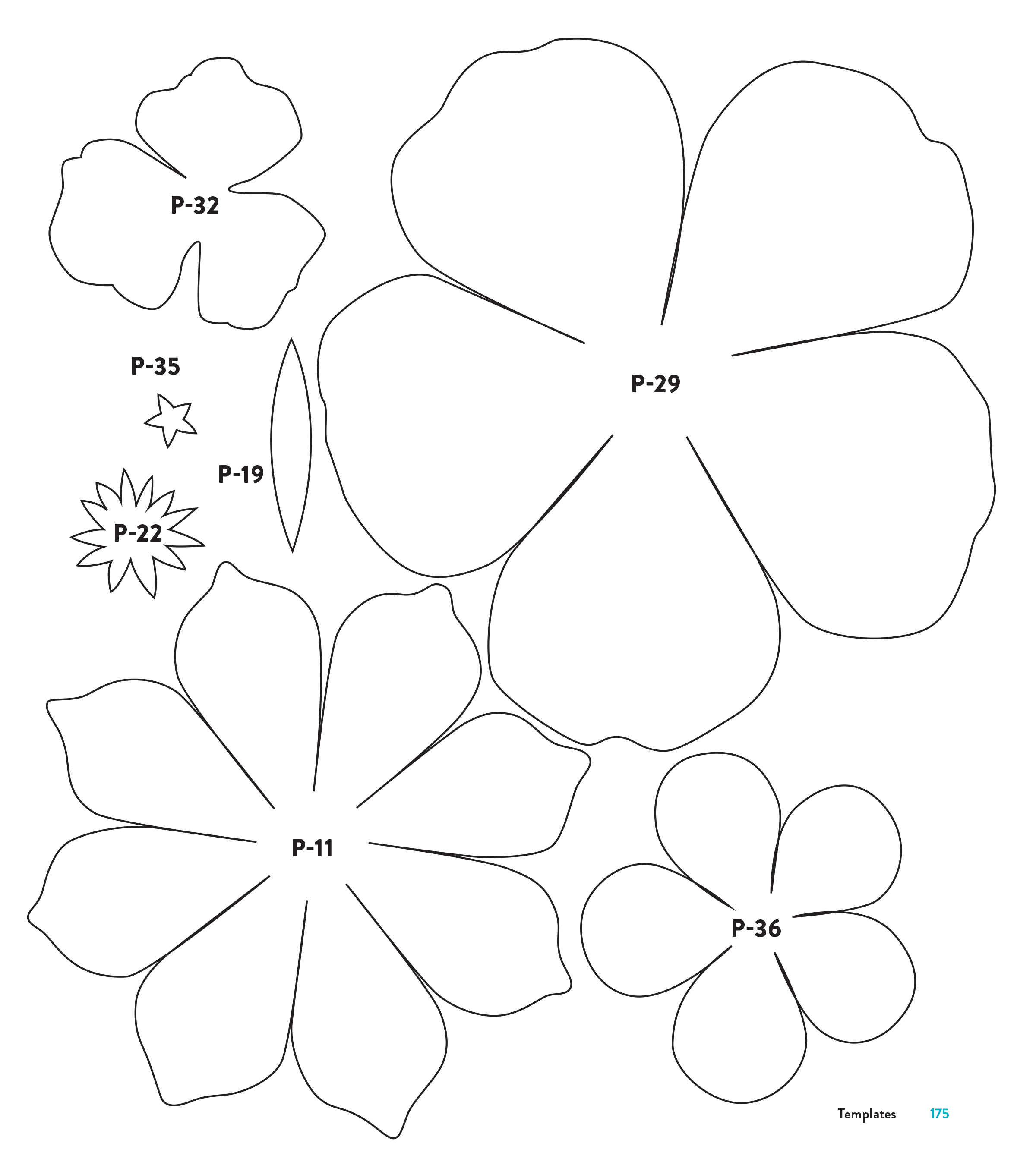 Free Printable Rose Petal Template - You can also visit flower paper ...